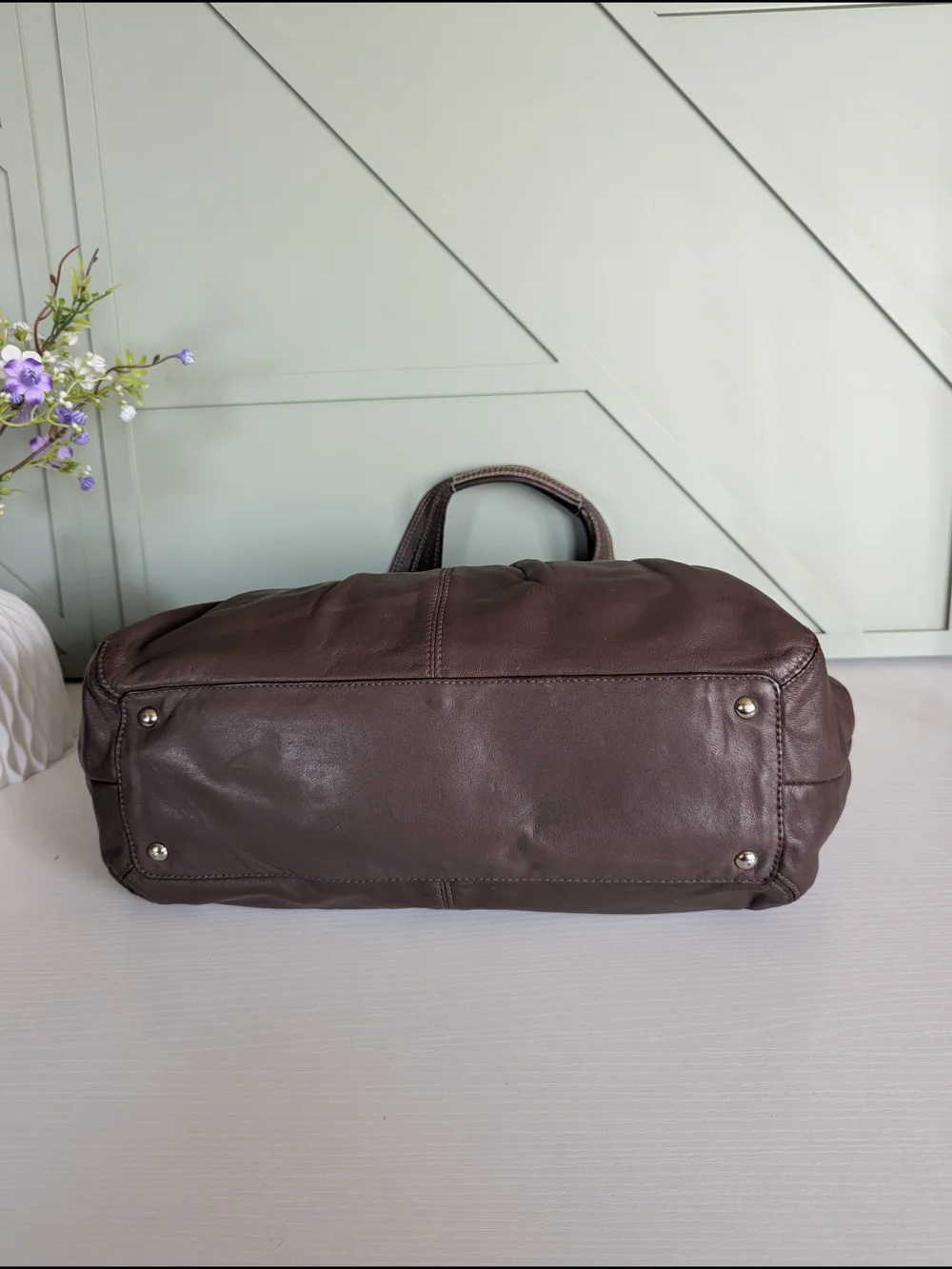Coach Soho Pleated Leather Shoulder Bag